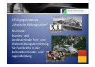 Musische Bildung und Medienerziehung - wbv-Fachtagung