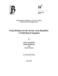 Iraqi Refugees in the Syrian Arab Republic A Field Based Snapshot ...