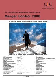 Merger Control 2008 - Mackrell International