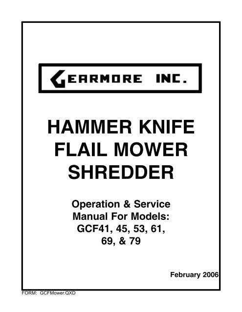 gcf drive assembly gcf41-61 - Gearmore, Inc.