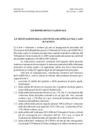 Le motivazioni della sentenza di appello nel caso Juventus - Rdes.it