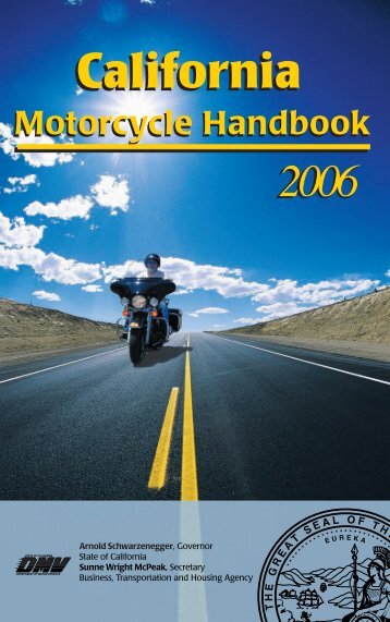 California Motorcycle Handbook - Antevia