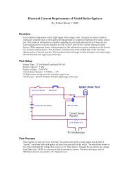 Electrical Current Requirements of Model Rocket Igniters