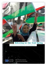 Delivering on the Arab Spring - Africa-EU Partnership