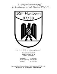 Meldeergebnis - SSF Hamborn 07/38 eV
