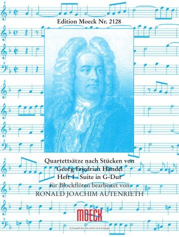 Edition Moeck Nr. 2128 Quartettsätze nach Stücken von Georg ...