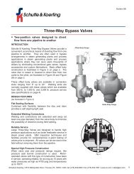 Three-Way Bypass Valves