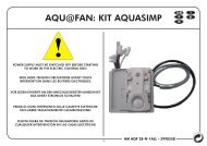 AQU@FAN: KIT AQUASIMP - comatec wesper airwell