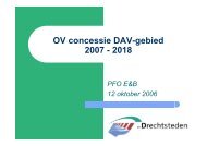 OV concessie DAV-gebied 2007 - 2018 - De Drechtsteden