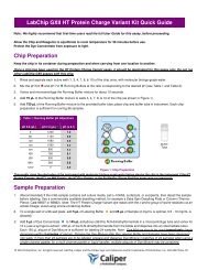 Protein Charge Variant Kit Quick Guide - PerkinElmer