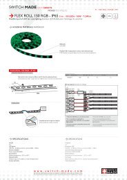 SWITCH MADE DATA SHEETS