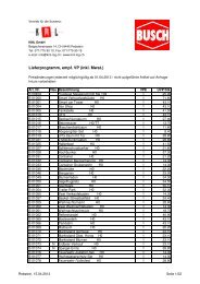 Busch MEZ Verkaufspreisliste 2013 - auf kml-log