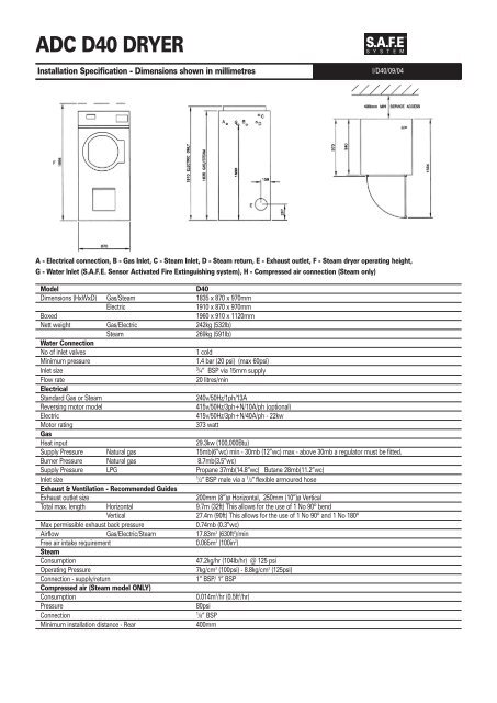 ADC D40 DRYER