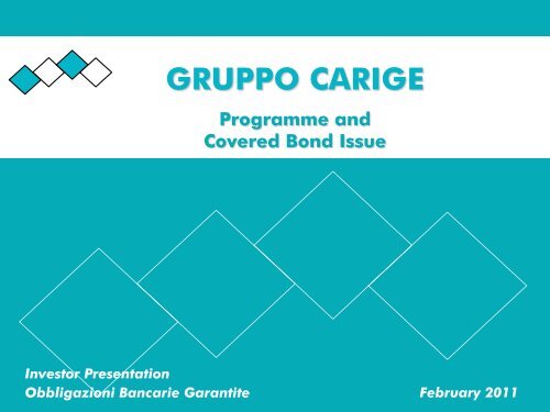 February 2011 - Gruppo Banca Carige