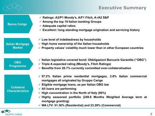 February 2011 - Gruppo Banca Carige