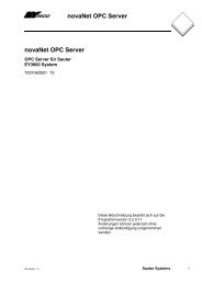 novaNet OPC Server