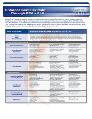 Enhancements by Role Through ERA v.21.0 - Reynolds and Reynolds