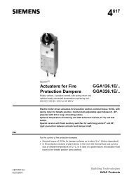 4617 Actuators for Fire Protection Dampers GGA126.1E ... - Ifs Store