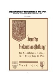 Die Mitteldeutsche Kolonialschau in Wien 1940 - Traditionsverband ...