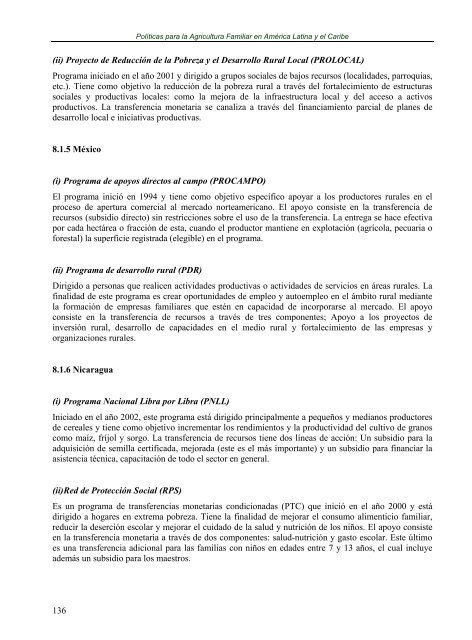 polÃ­ticas para la agricultura familiar en amÃ©rica latina y el ... - RUTA