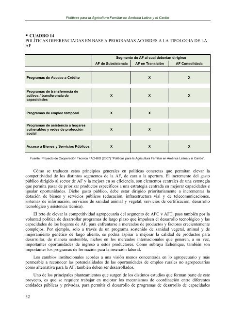 polÃ­ticas para la agricultura familiar en amÃ©rica latina y el ... - RUTA