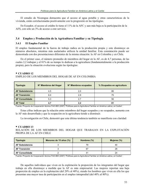 polÃ­ticas para la agricultura familiar en amÃ©rica latina y el ... - RUTA