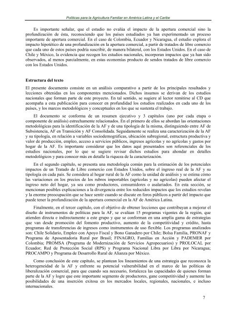 polÃ­ticas para la agricultura familiar en amÃ©rica latina y el ... - RUTA