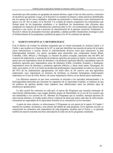 polÃ­ticas para la agricultura familiar en amÃ©rica latina y el ... - RUTA