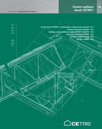10 OstatnÃ­ aplikace desek CETRISÂ®