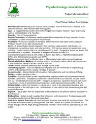 Plant Tissue Culture Terminology.pdf - PhytoTechnology Laboratories