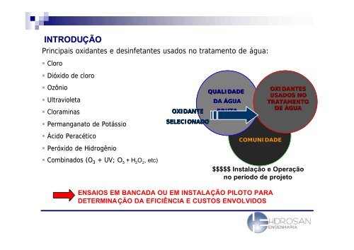 DiÃ³xido de cloro no tratamento da Ã¡gua - Sabesp