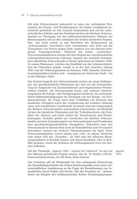 Jahresbericht 2001/2002 - Fritz Thyssen Stiftung