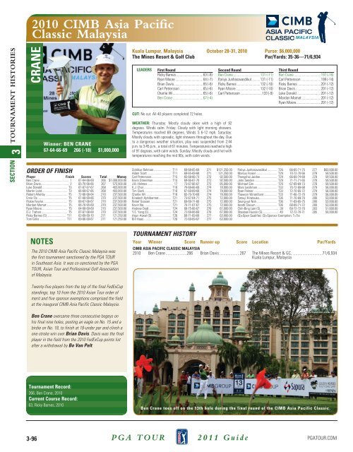 1 - PGA TOUR Media