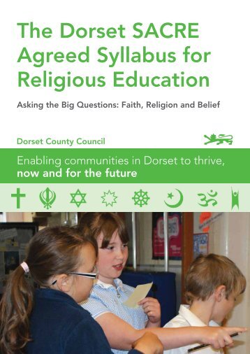 The Dorset SACRE Agreed Syllabus for Religious Education