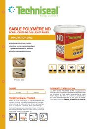 SABLE POLYMÈRE ND - Techniseal