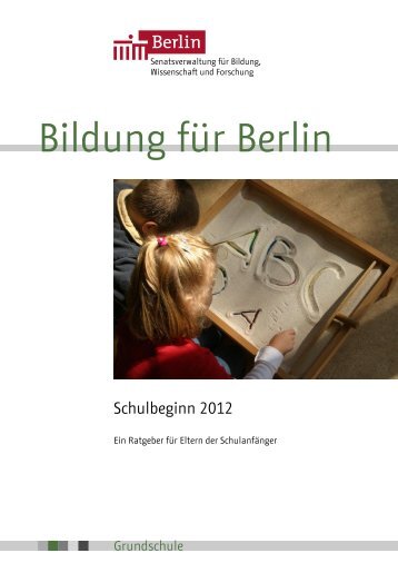 Schulbeginn 2012 - Berlin