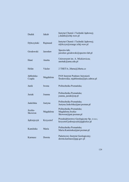 MateriaÅy - WydziaÅ Technologii Chemicznej - Poznan.pl