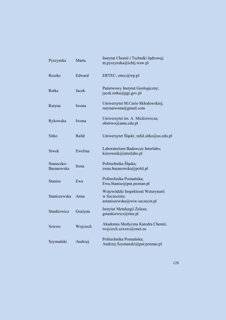 MateriaÅy - WydziaÅ Technologii Chemicznej - Poznan.pl