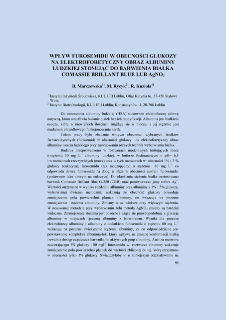 MateriaÅy - WydziaÅ Technologii Chemicznej - Poznan.pl