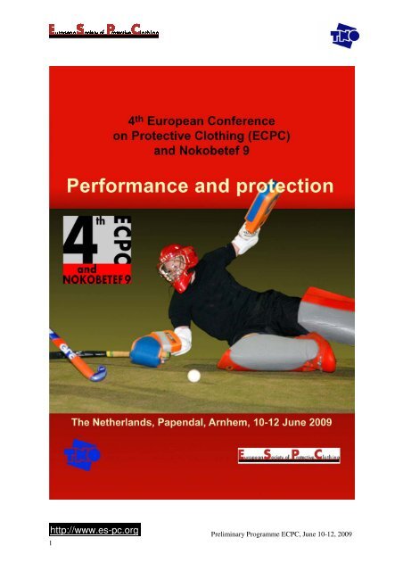 4th European Conference on Protective Clothing (ECPC)