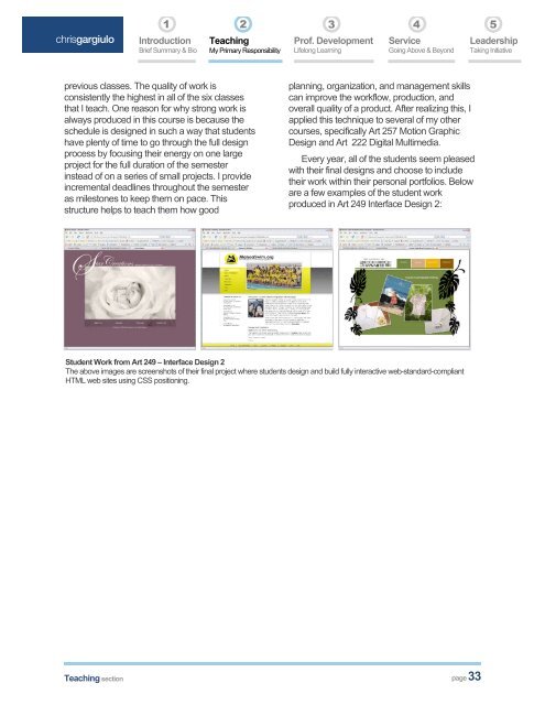 Tenure & Promotion Digital Document (.pdf) - KCC New Media Arts
