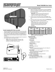 Model PA805WB User Guide