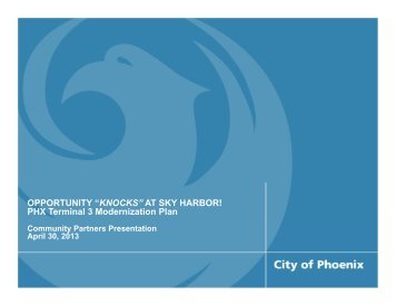 Event Presentation - Phoenix Sky Harbor International Airport