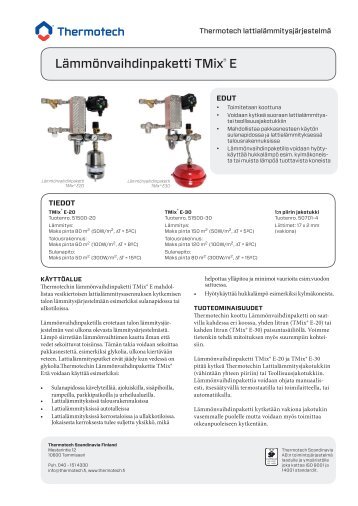 AO Lämmönvaihdinpaketti TMix E.pdf - Thermofloor lattialämmitys