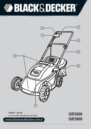 User manual Black & Decker GR3400 (English - 16 pages)