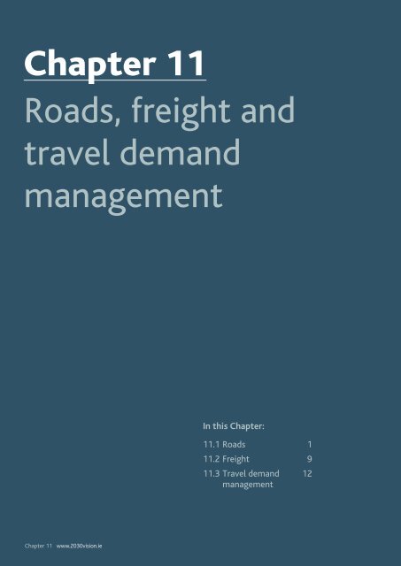 Greater Dublin Area Draft Transport Strategy 2011-2030