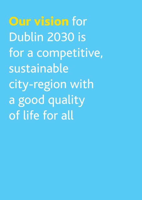 Greater Dublin Area Draft Transport Strategy 2011-2030