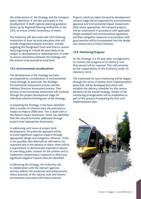 Greater Dublin Area Draft Transport Strategy 2011-2030