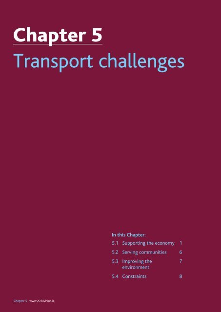 Greater Dublin Area Draft Transport Strategy 2011-2030