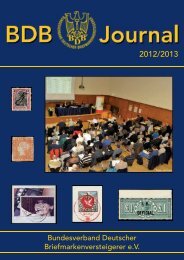 BDB Journal - Bundesverband Deutscher Briefmarkenversteigerer eV